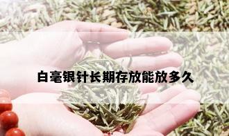 白毫银针长期存放能放多久