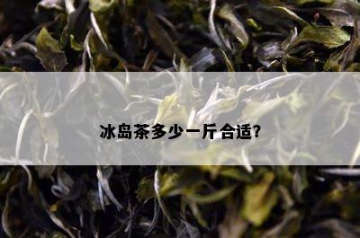 冰岛茶多少一斤合适？