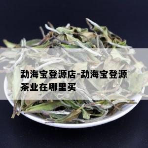 勐海宝登源店-勐海宝登源茶业在哪里买