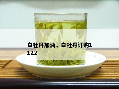 白牡丹加油，白牡丹订购1122