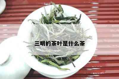 三明的茶叶是什么茶