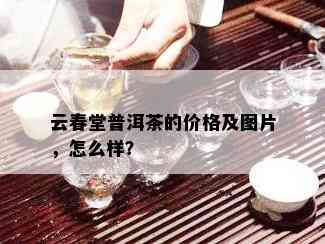 云春堂普洱茶的价格及图片，怎么样？