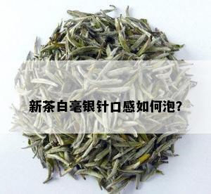 新茶白毫银针口感如何泡？