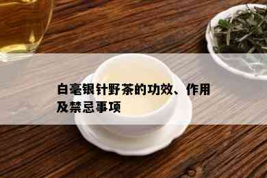 白毫银针野茶的功效、作用及禁忌事项