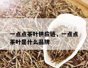 一点点茶叶供应链，一点点茶叶是什么品牌