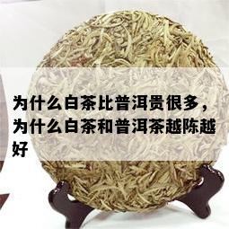 为什么白茶比普洱贵很多，为什么白茶和普洱茶越陈越好