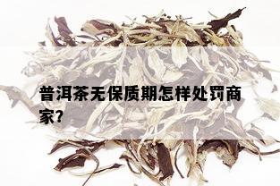 普洱茶无保质期怎样处罚商家？