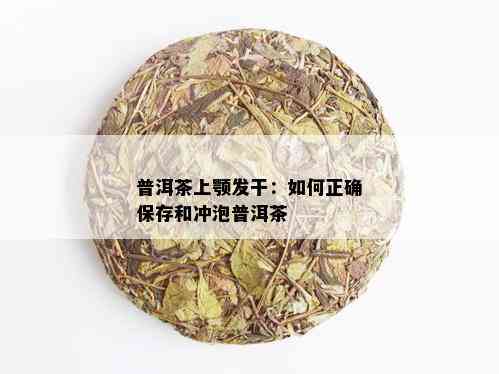 普洱茶上颚发干：如何正确保存和冲泡普洱茶