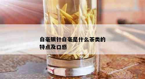 白毫银针白毫是什么茶类的特点及口感