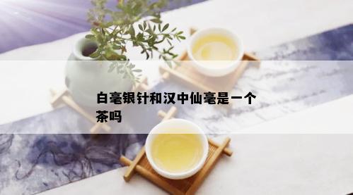 白毫银针和汉中仙毫是一个茶吗