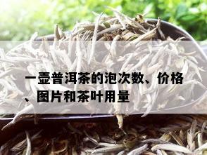 一壶普洱茶的泡次数、价格、图片和茶叶用量