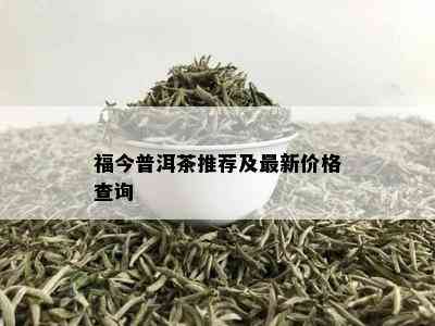 福今普洱茶推荐及最新价格查询