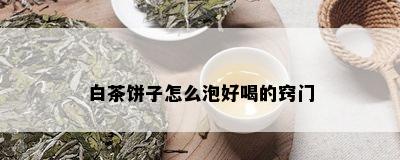 白茶饼子怎么泡好喝的窍门