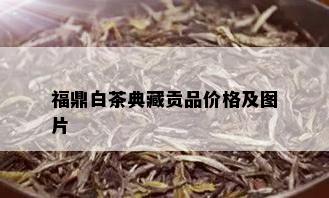 福鼎白茶典藏贡品价格及图片