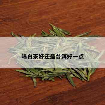 喝白茶好还是普洱好一点