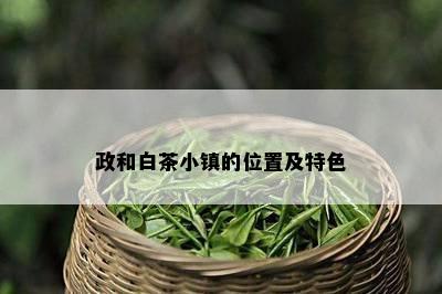 政和白茶小镇的位置及特色