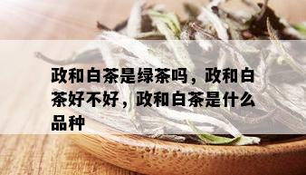 政和白茶是绿茶吗，政和白茶好不好，政和白茶是什么品种