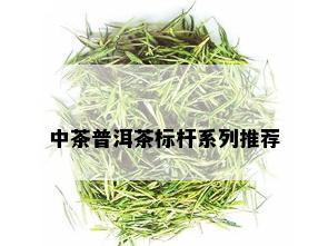 中茶普洱茶标杆系列推荐