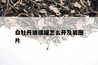 白牡丹玻璃罐怎么开及装图片