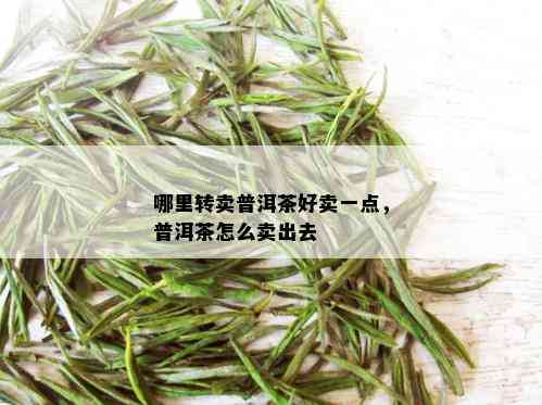 哪里转卖普洱茶好卖一点，普洱茶怎么卖出去