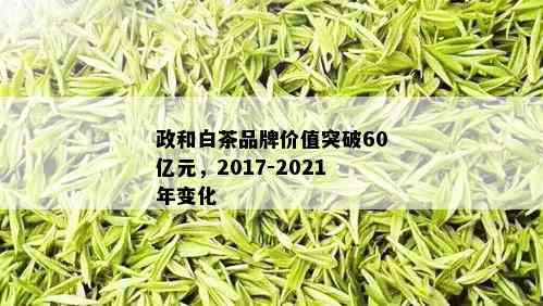 政和白茶品牌价值突破60亿元，2017-2021年变化