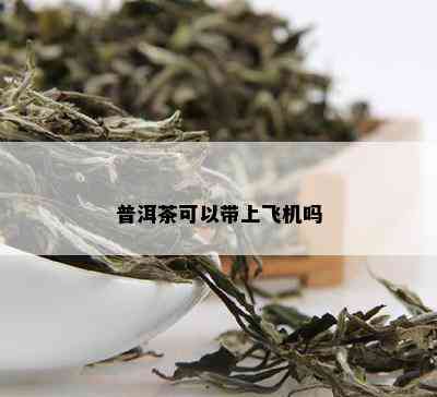 普洱茶可以带上飞机吗