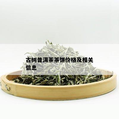 古树普洱茶茶饼价格及相关信息