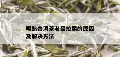 喝熟普洱茶老是拉屎的原因及解决方法