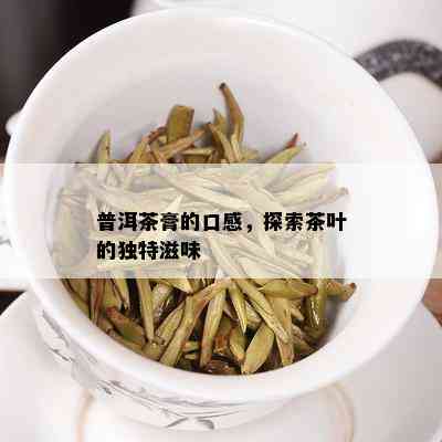 普洱茶膏的口感，探索茶叶的独特滋味