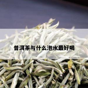 普洱茶与什么泡水更好喝