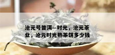 沧元号普洱—时光，沧元茶业，沧元时光熟茶饼多少钱