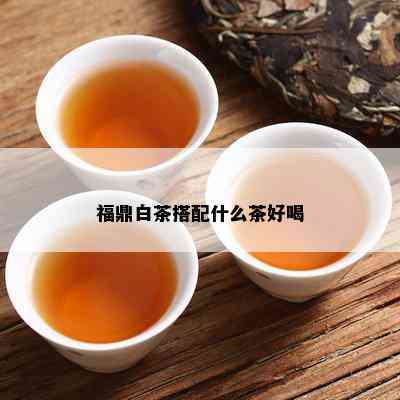 福鼎白茶搭配什么茶好喝