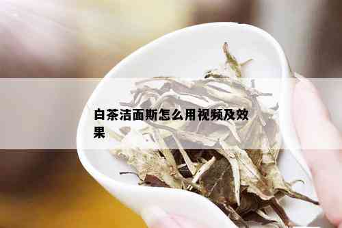 白茶洁面斯怎么用视频及效果