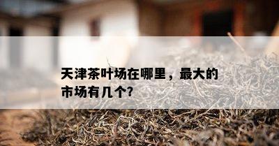 天津茶叶场在哪里，更大的市场有几个？