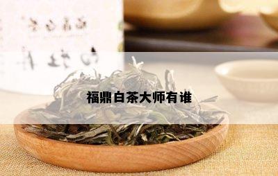 福鼎白茶大师有谁