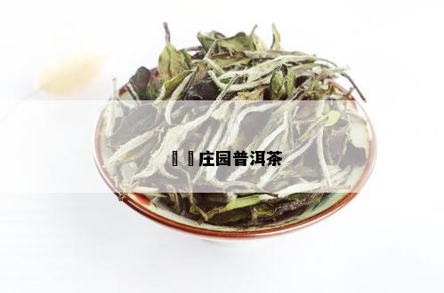 璟琇庄园普洱茶