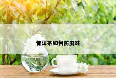 普洱茶如何防虫蛀