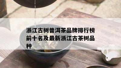 浙江古树普洱茶品牌排行榜前十名及最新浙江古茶树品种