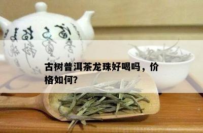 古树普洱茶龙珠好喝吗，价格如何？