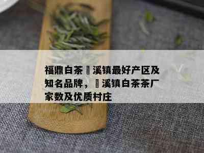 福鼎白茶磻溪镇更好产区及知名品牌，磻溪镇白茶茶厂家数及优质村庄