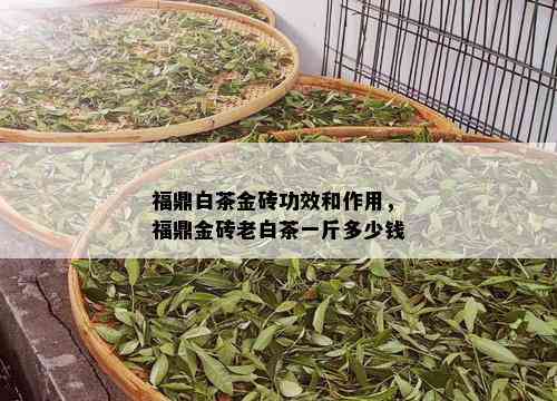 福鼎白茶金砖功效和作用，福鼎金砖老白茶一斤多少钱