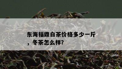 东海福鼎白茶价格多少一斤，冬茶怎么样？