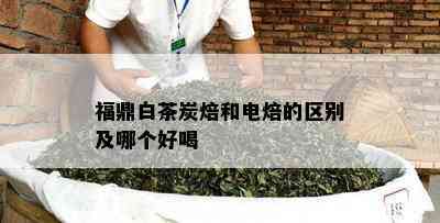 福鼎白茶炭焙和电焙的区别及哪个好喝