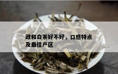 政和白茶好不好，口感特点及更佳产区