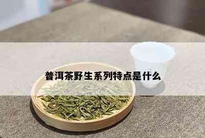 普洱茶野生系列特点是什么