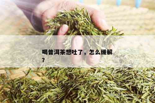 喝普洱茶想吐了，怎么缓解？