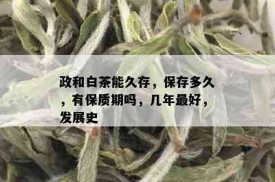 政和白茶能久存，保存多久，有保质期吗，几年更好，发展史