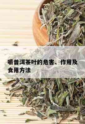 嚼普洱茶叶的危害、作用及食用方法