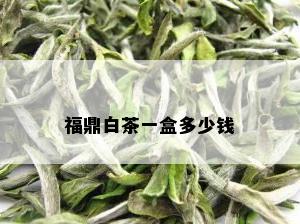 福鼎白茶一盒多少钱