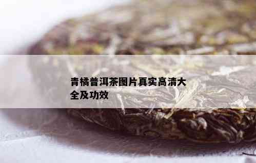 青橘普洱茶图片真实高清大全及功效